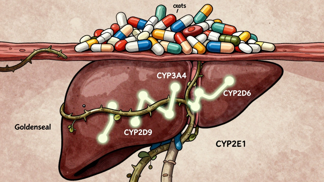 Goldenseal and Medications: What You Need to Know About Liver Enzyme Risks