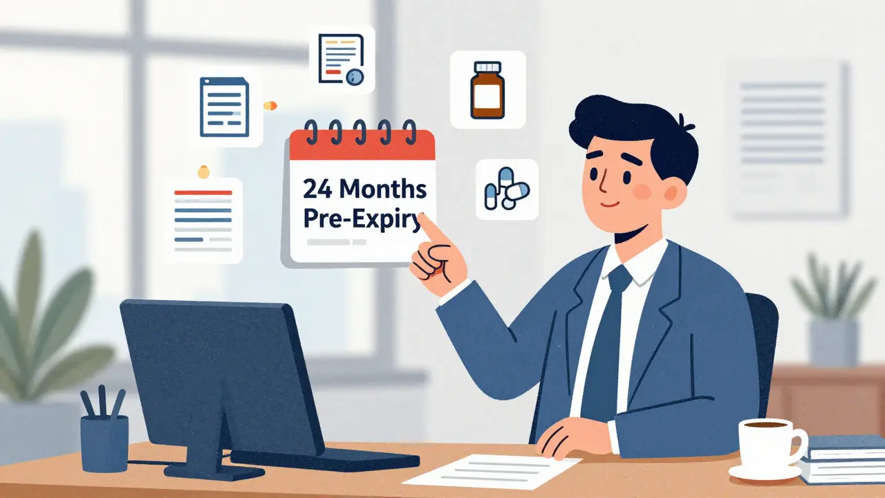 Administrator planning for patent expiry timeline