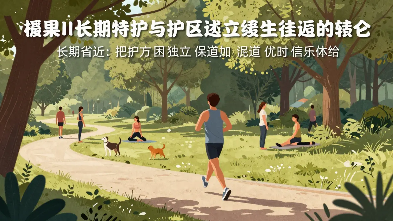 Person jogging in park representing long-term heart health